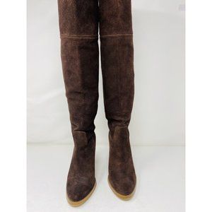 Michael KORS KNEE HIGH BOOTS SUEDE WOMEN SIZE 6.5  BEOWN